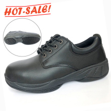 Factory Hotsale Anti Silp Oil Resistant Genuine Leather Eva Outsole Professional Chef Kitchen Safety Shoes